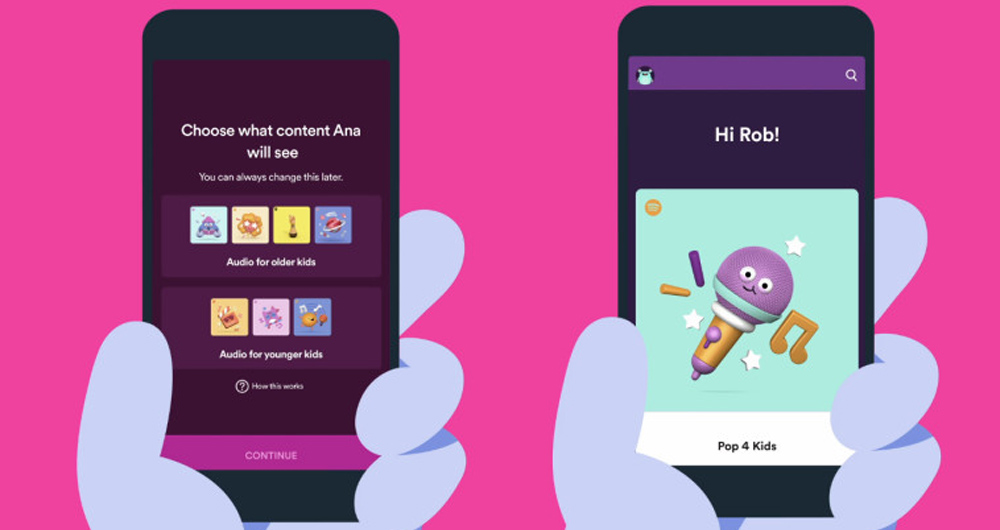 برنامه Spotify Kids