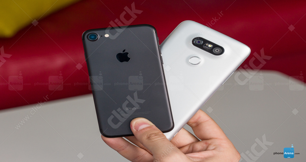 مقایسه همه‌جانبه آیفون 7 و ال‌جی G5