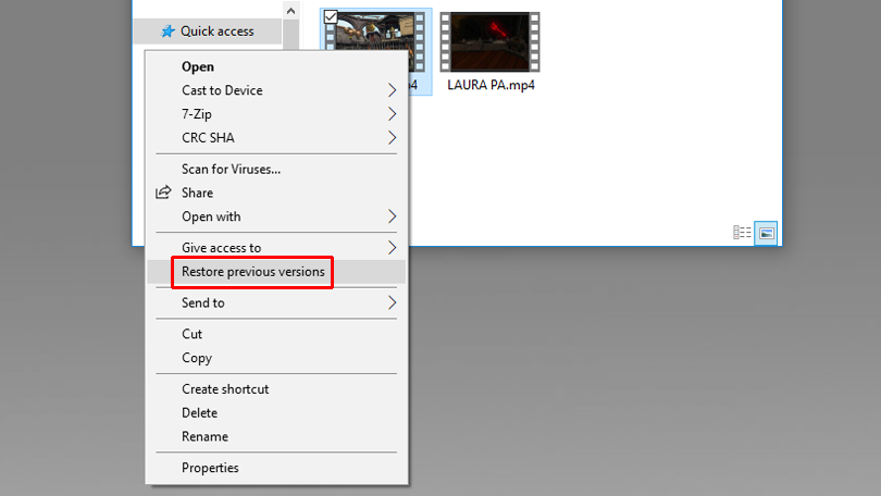 بازگردانی فایل‌های حذف شده