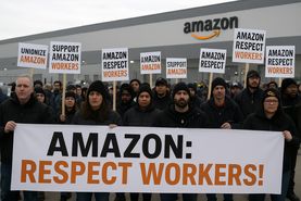 اعتصاب کارمندان آمازون همزمان با جشنواره بلک‌فرایدی