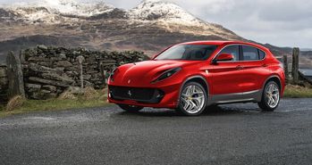 رندر خودروی شاسی بلند فراری به اینترنت راه پیدا کرد