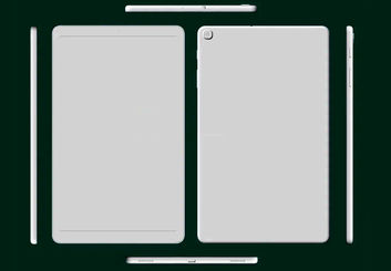 انتشار رندرهای جدید از گلکسی تب A 10.1 سامسونگ