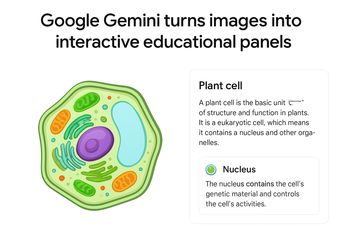 گوگل جمینای جدید؛ از تصویر ساده تا پنل آموزشی تعاملی