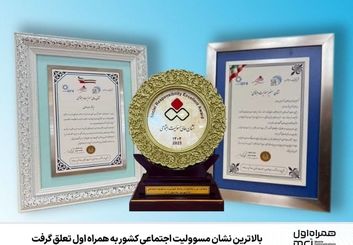 همراه اول، عالی‌ترین نشان مسئولیت اجتماعی ایران را کسب کرد